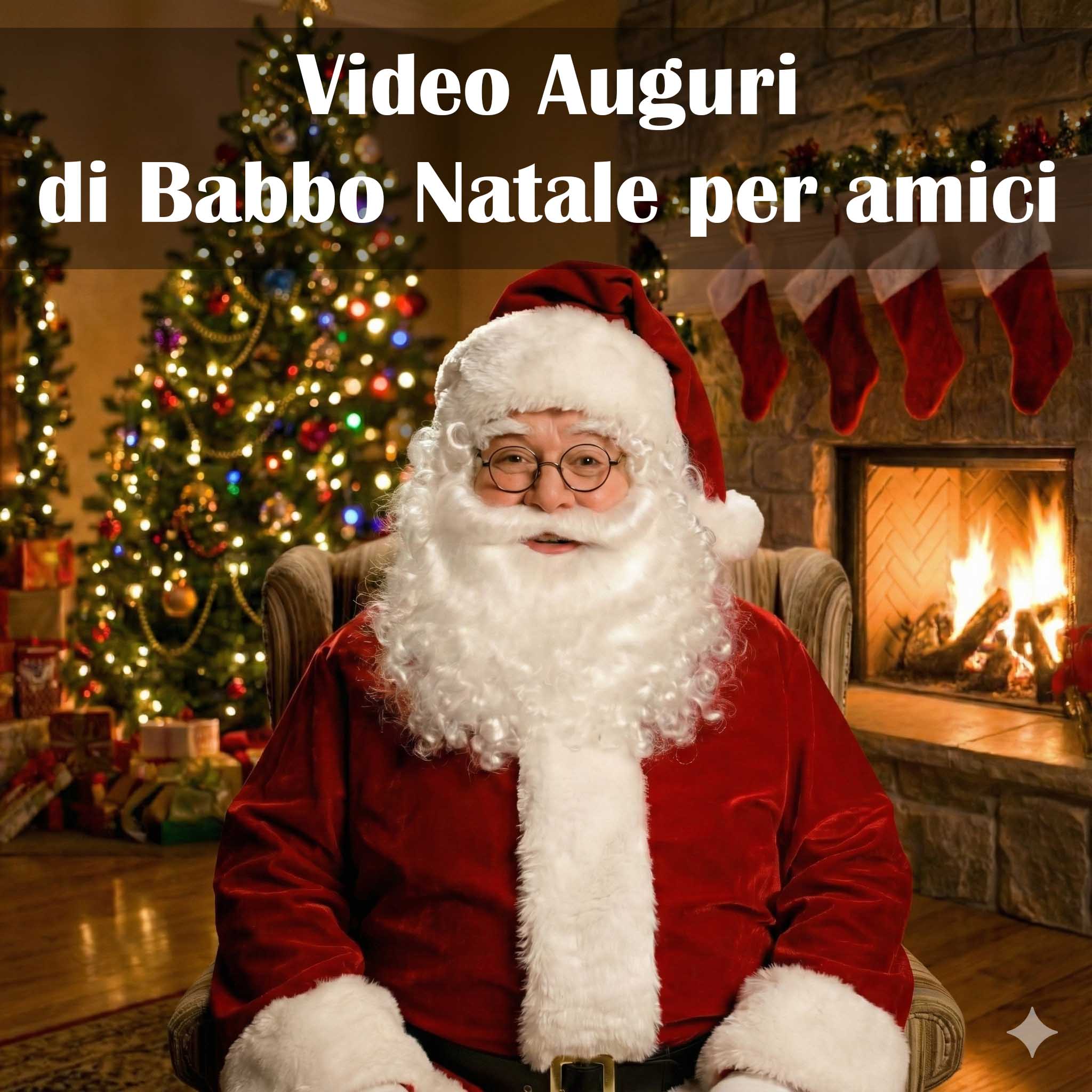 Video auguri personalizzati di Babbo Natale per amici e parenti
